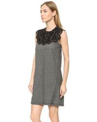 Sea Lace Combo Dress - White - Lyst
