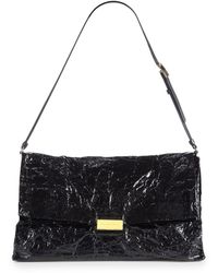 Stella McCartney Steel Faux Leather Shoulder Bag - Lyst