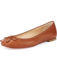 Christian Louboutin Rosella Napa Leather Ballet Flat - Lyst