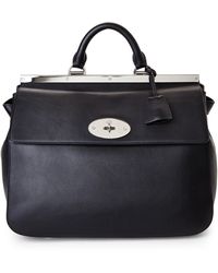 Mulberry Black Suffolk Handbag - Lyst