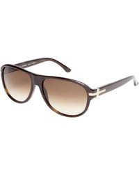 Gucci Havana Brown 58 Mm Aviators - Lyst