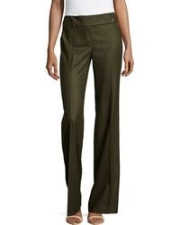Michael Kors Pleated Wide-Leg Trousers - Lyst