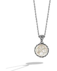John Hardy Round Charm Pendant - Lyst