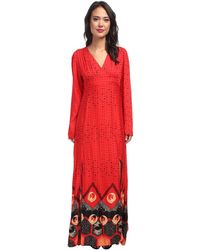 Mink Pink Dancing Crane Maxi Dress - Lyst