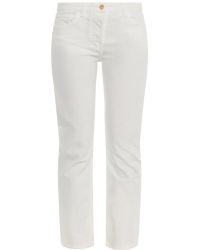 The Row Ashland Mid-Rise Straight Jeans - Lyst