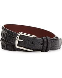W.kleinberg Hornback Alligator Belt - Lyst