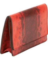 Zagliani Karung Bon Bon Fold-Over Clutch - Lyst