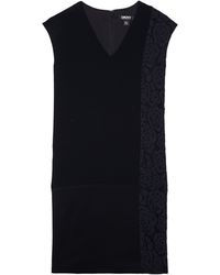 DKNY Lace Overlay Dress - Lyst