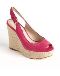 Kors By Michael Kors Keelyn Suede Platform Wedge Sandals - Lyst
