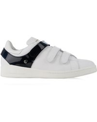 Alexander McQueen Harness Strap Low-Top Leather Trainers - Lyst