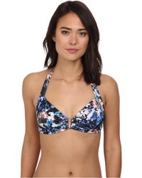 Badgley Mischka Floriana U-Wire Halter Bra - Lyst