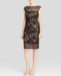 Tadashi Shoji Dress - Illusion Detail Lace Motif - Lyst