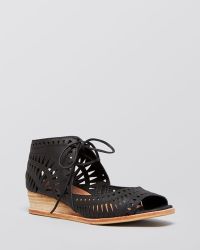 Jeffrey Campbell Open Toe Demiwedge Sandals - Rodillo - Lyst