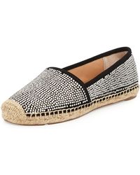 Vc Signature Calca Embellished Suede Espadrille Flat - Lyst