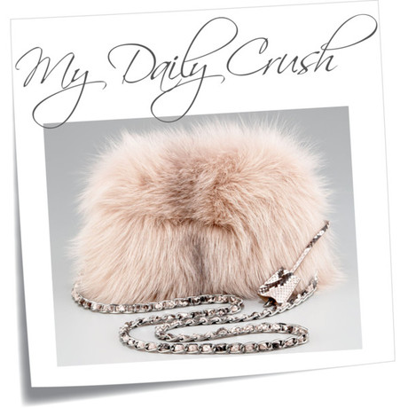 {my daily crush} Prada Fox Fur Clutch