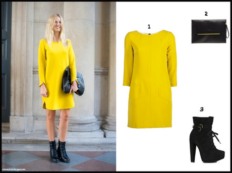 LOOK OF THE DAY: YELLOW DRESS