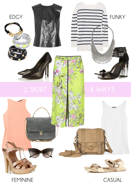 1 Skirt, 4 Ways