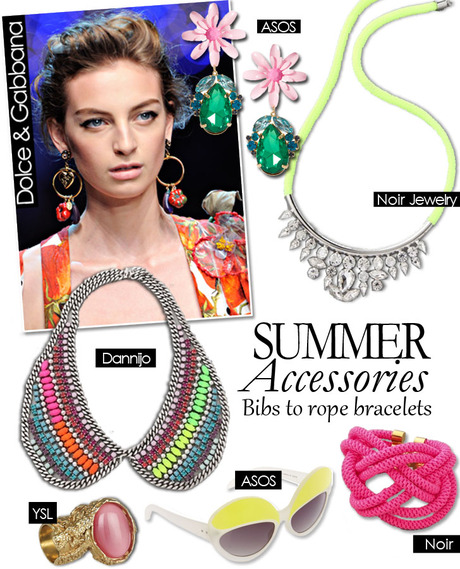 Summer Accessories: Bibs to Rope Bracelets