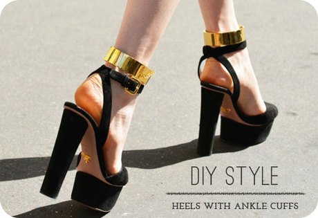 DIY Style | Heels with Ankle Cuffs