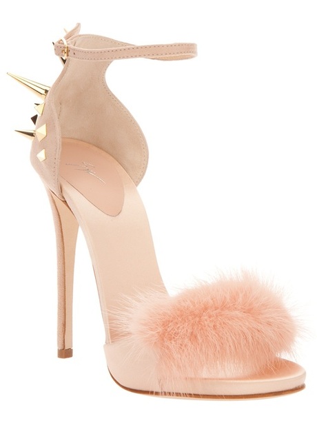 Shoe of the moment: pink spiked sandal by Giuseppe Zanotti