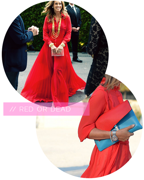 notes on style // red or dead...