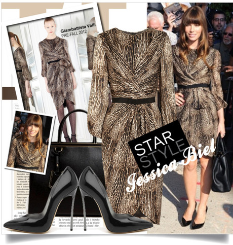 Jessica Biel in Giambattista Valli