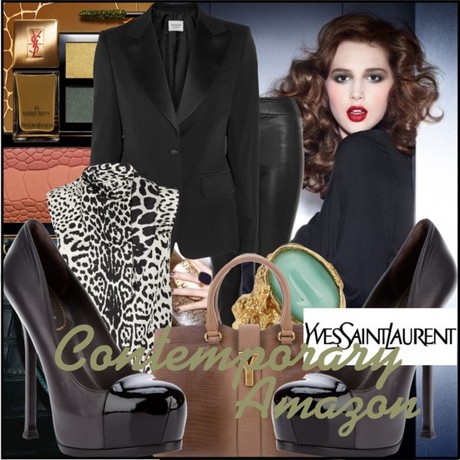 YSL Fall 2012 – Contemporary Amazon