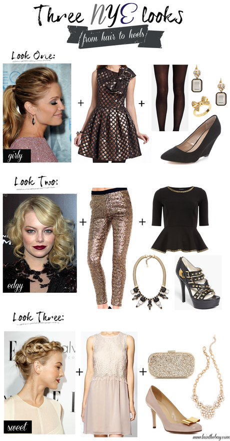 Three NYE Looks - From Hair to Heels!