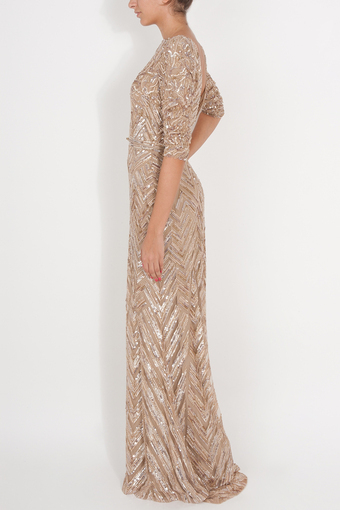 ELIE SAAB BEIGE DRESSES.