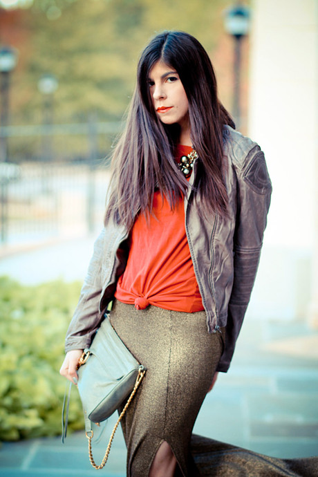 Red Shirt and Pigalle Pumps