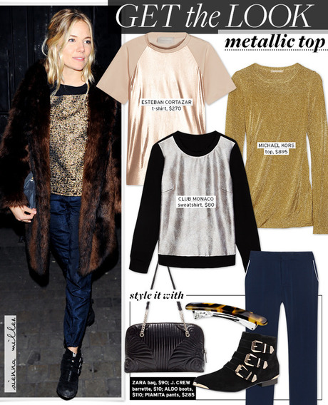 Metallic Top