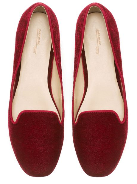 Coveted Shoes: Zara Velvet Slippers