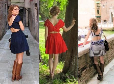 Dresses with Cut-Out Back & Open Back