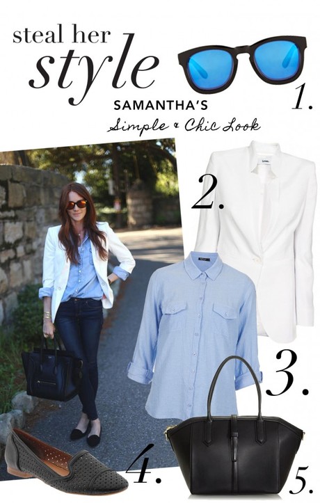 Steal Her Style: Samantha’s Simple & Chic Look