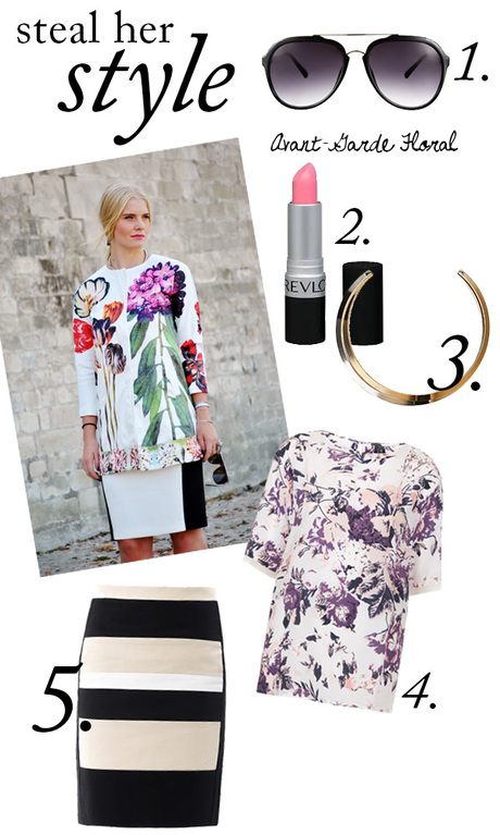 Steal Her Style: Avant-Garde Floral