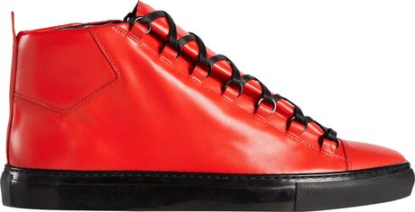 balenciaga red arena sneakers for sale