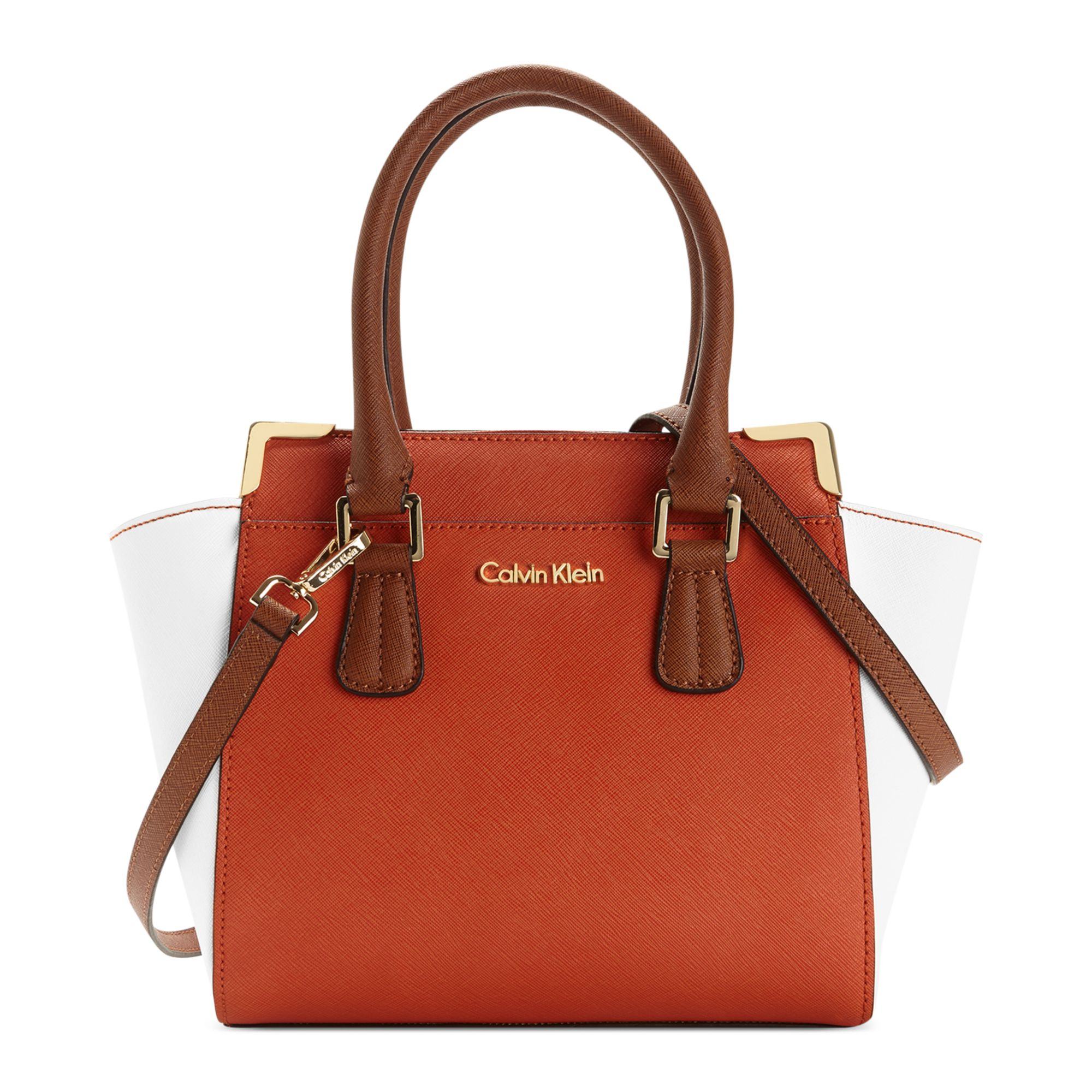 saffiano crossbody bag calvin klein