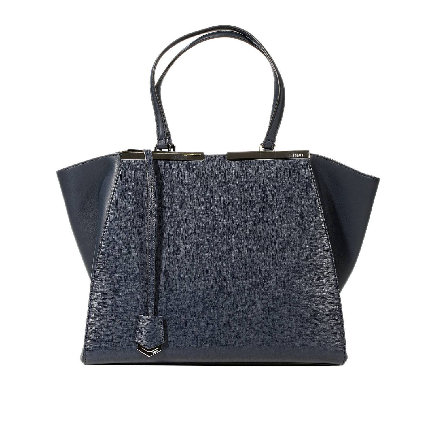 Blue Handbag 3jours Shopping Leather Blue Handbag 3jours Shopping Leather