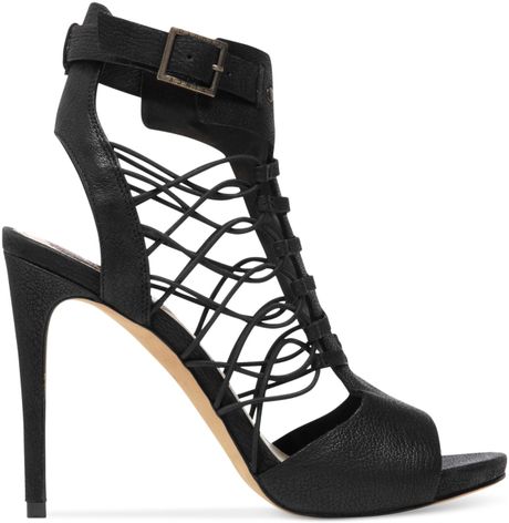 Vince Camuto Fossel Gladiator Sandals in Black | Lyst