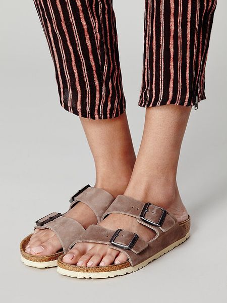 birkenstock arizona soft footbed beige