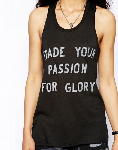 You trade your passion for glory