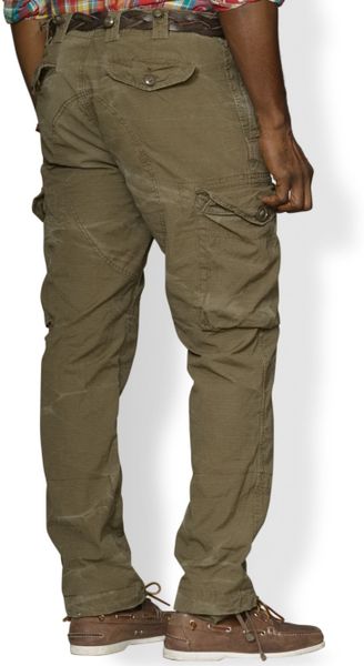 green polo cargo pants