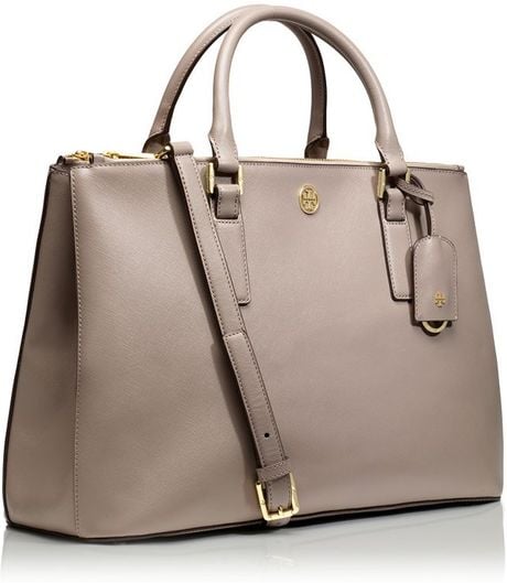 tory burch robinson large zip tote