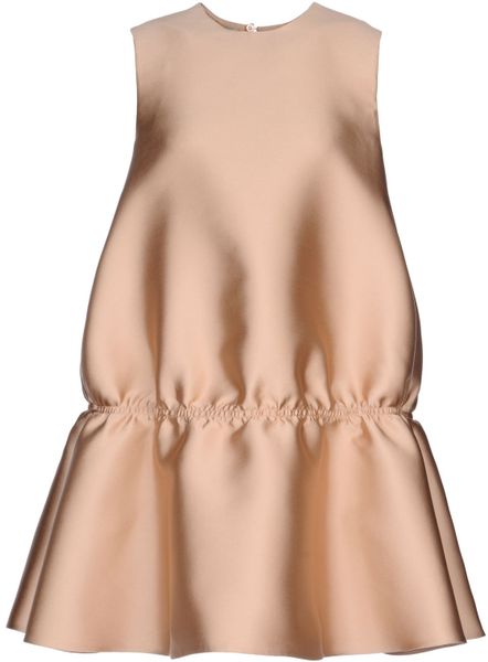 Stella Mccartney Nude Silk Mix Duchesse Campbell Dress In Beige NUDE Lyst