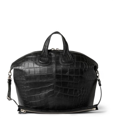 Givenchy Crocodile-Embossed Leather Nightingale Tote Bag in Black for Men | Lyst