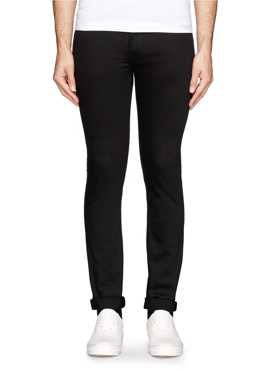 acne black jeans