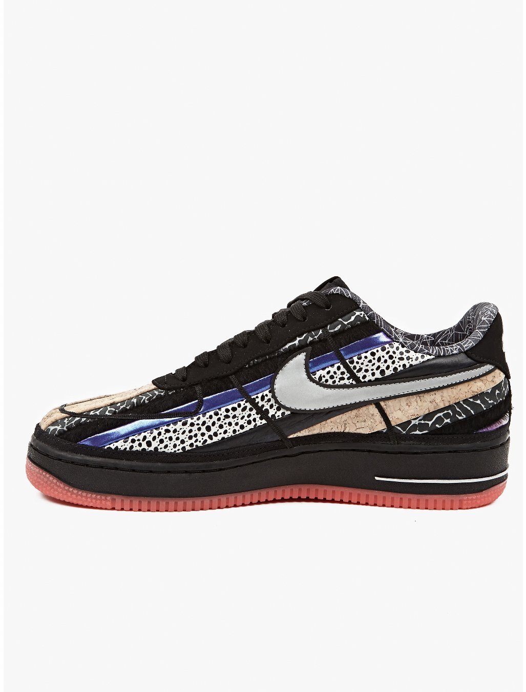 nike force 1 low black