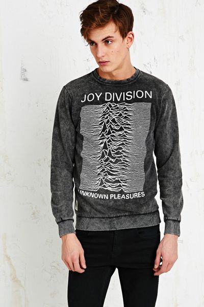 Urban Outfitters Joy Division Sweatshirt in Black Wash in Black for ...