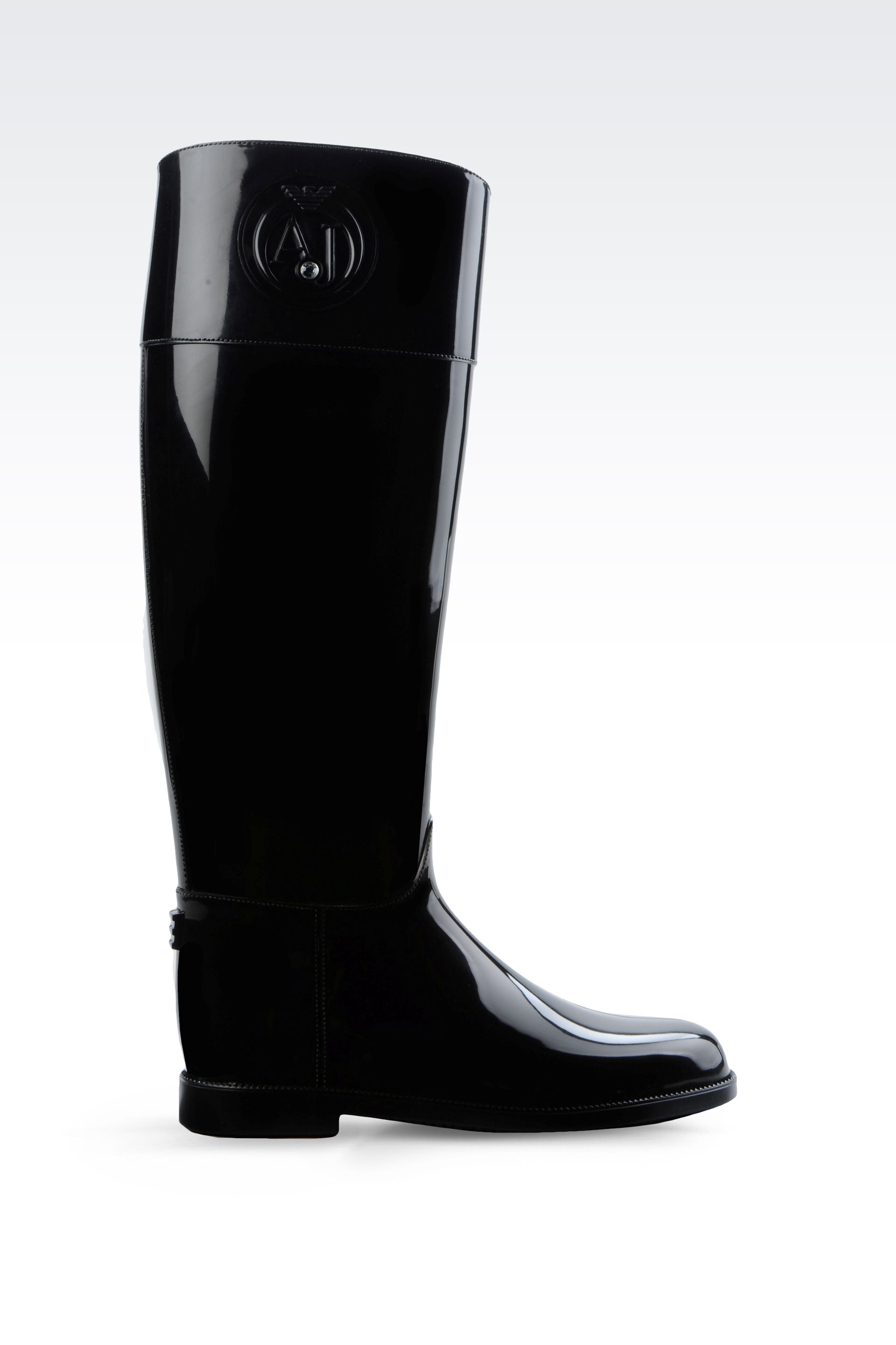 armani rain boots