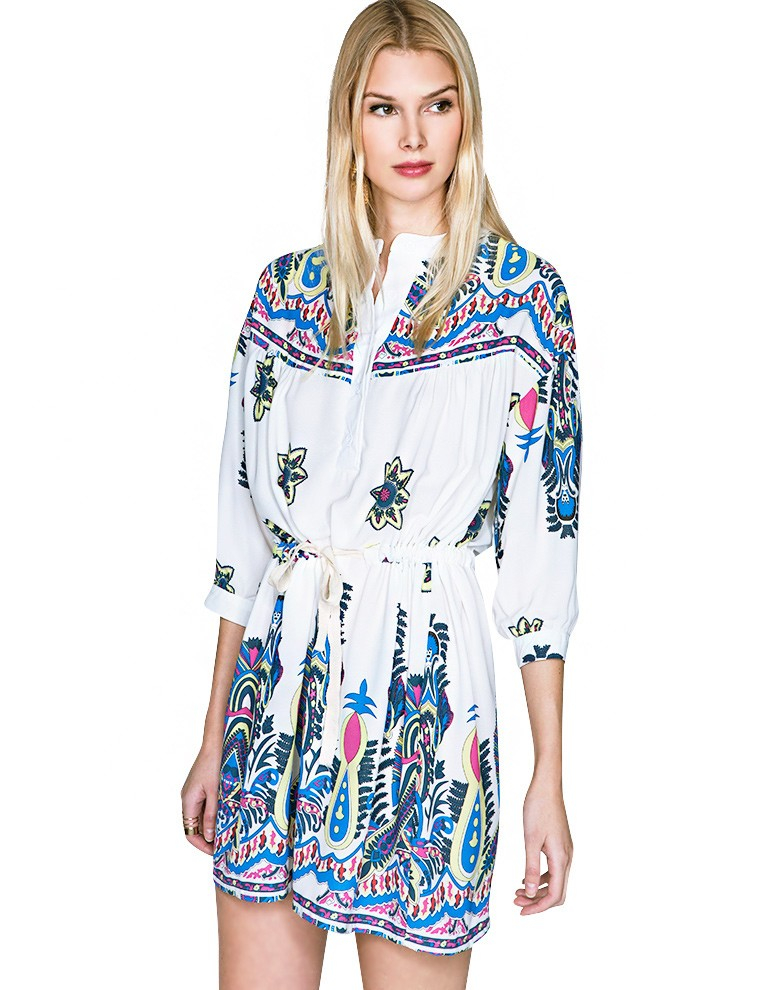 Pixie Market Barbados Dress in Blue Lyst